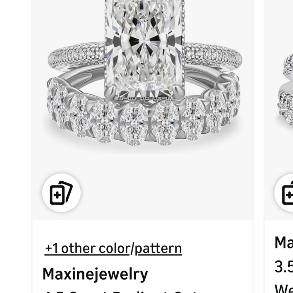 Silver Women's Ring Set size 5